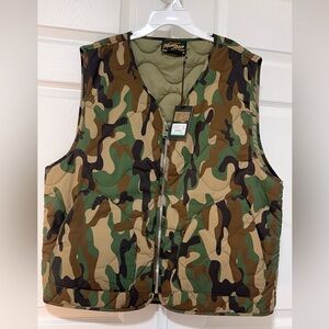 MAISON ARTICLE QUILTED CAMO MENS LIFESTYLE VEST